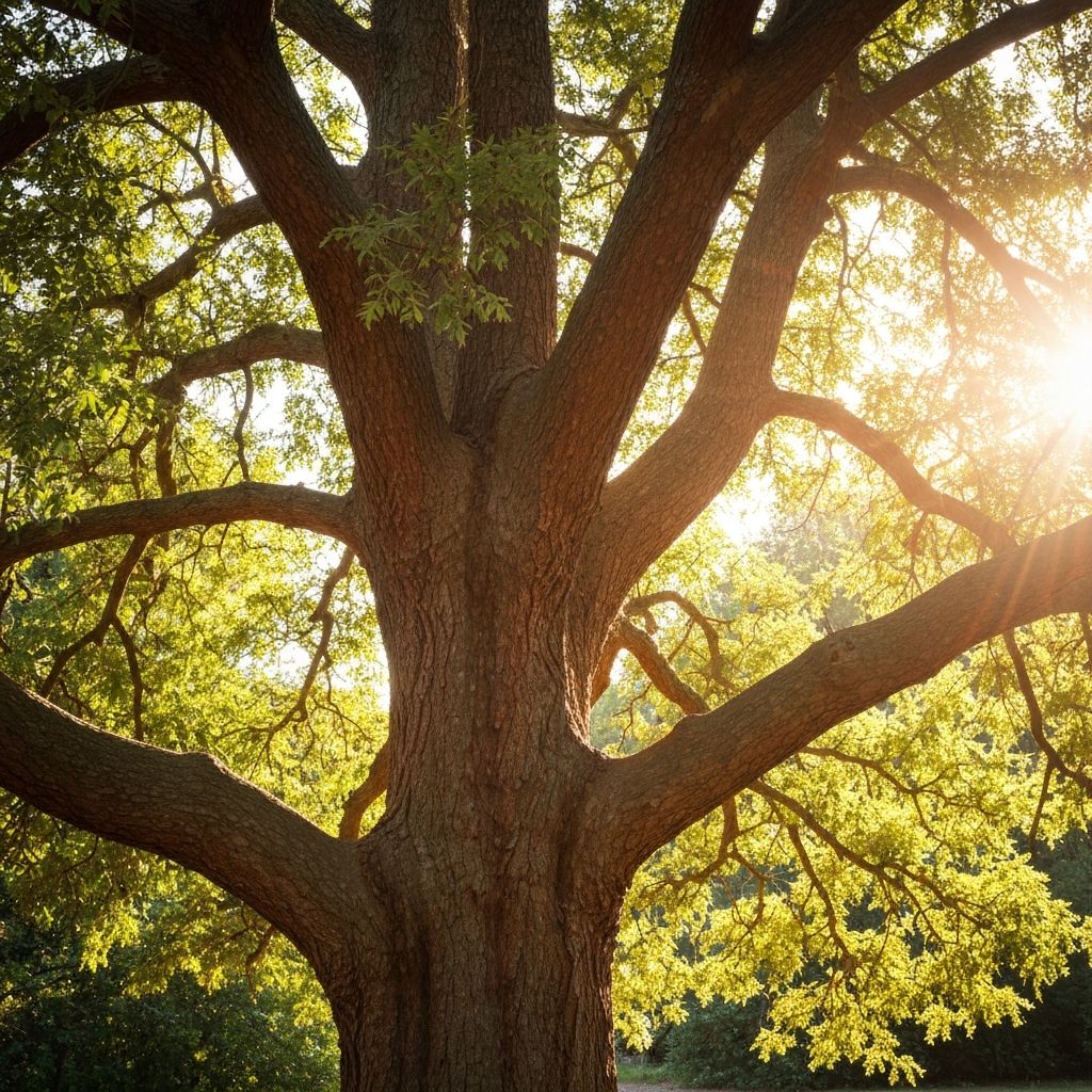 Ancient boswellia tree in natural habitat